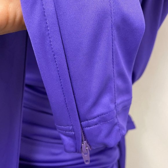 Satin Ruched Mini Dress - Picture 3 of 8